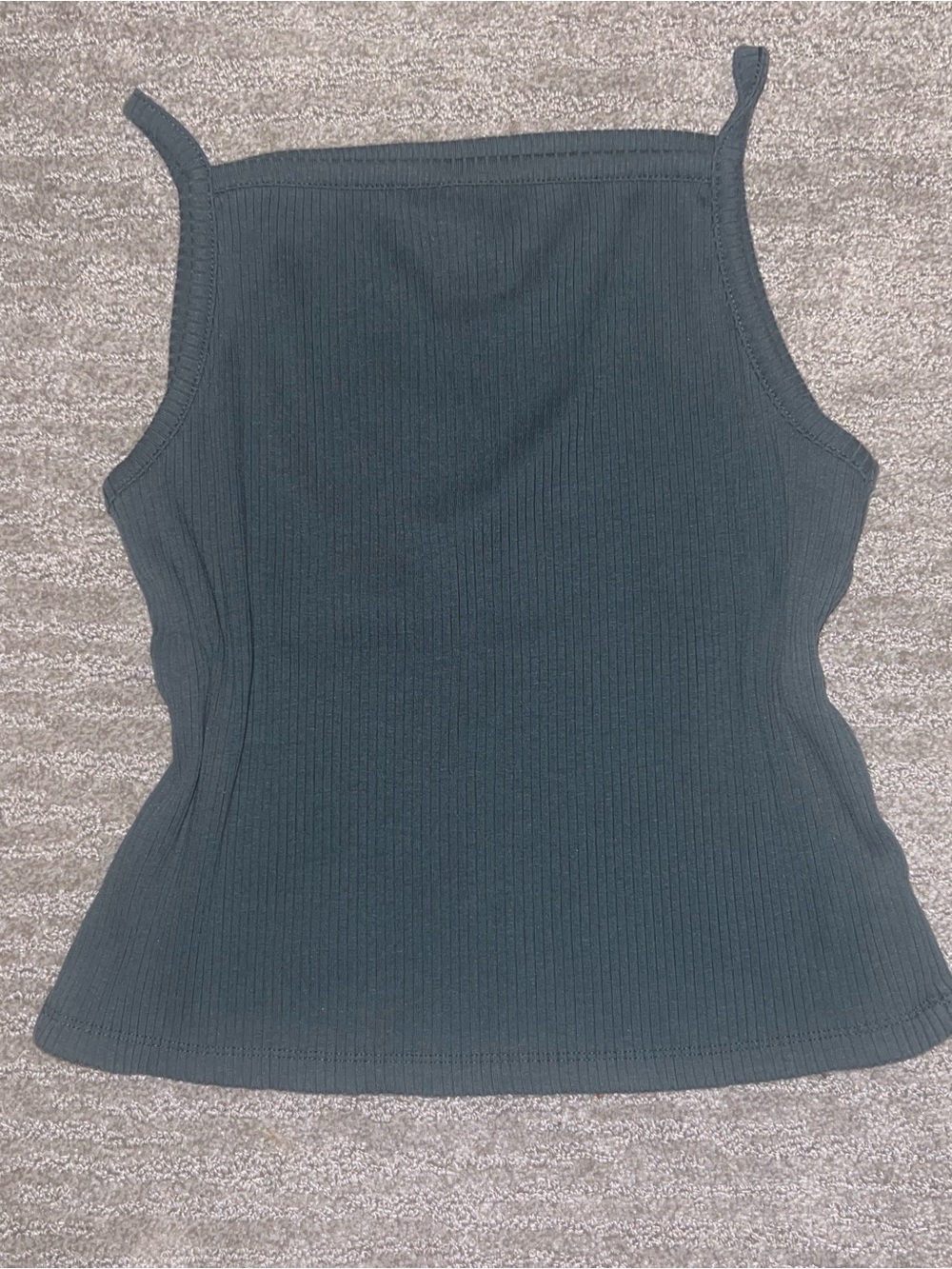 Old Navy Ribbed Square-Neck Cami - Dark Teal